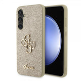 Guess Samsung Galaxy S23 FE Cover Fixed Glitter Guld