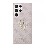 Guess Samsung Galaxy S23 Ultra Cover 4G Logo Rosa