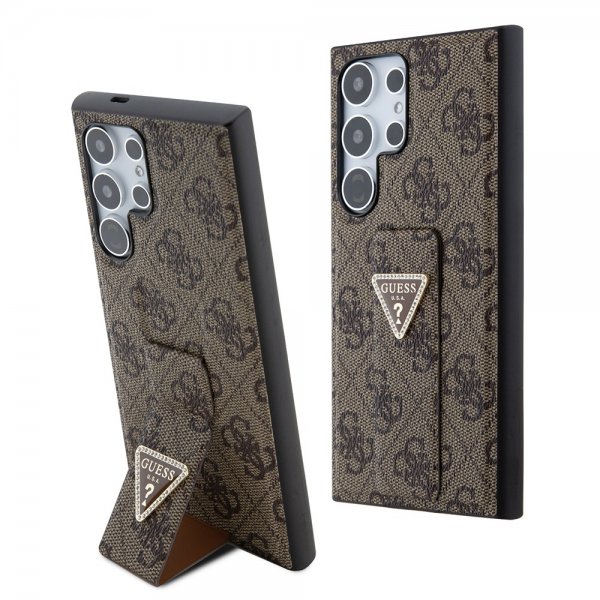 Guess Samsung Galaxy S24 Ultra Cover Grip Stand Funktion Brun