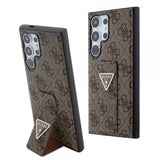 Guess Samsung Galaxy S24 Ultra Cover Grip Stand Funktion Brun