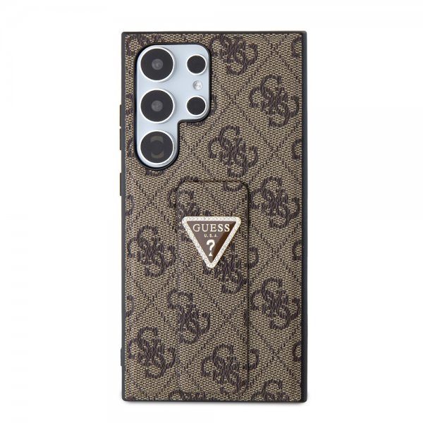Guess Samsung Galaxy S24 Ultra Cover Grip Stand Funktion Brun