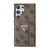 Guess Samsung Galaxy S24 Ultra Cover Grip Stand Funktion Brun