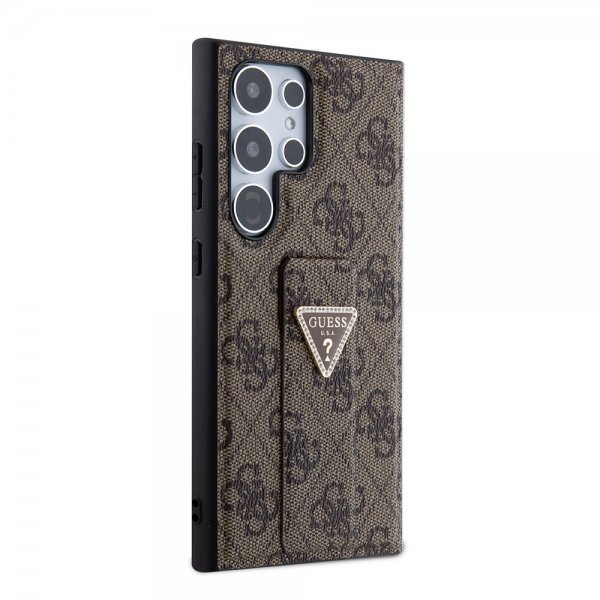 Guess Samsung Galaxy S24 Ultra Cover Grip Stand Funktion Brun