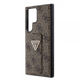 Guess Samsung Galaxy S24 Ultra Cover Grip Stand Funktion Brun