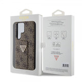 Guess Samsung Galaxy S24 Ultra Cover Grip Stand Funktion Brun
