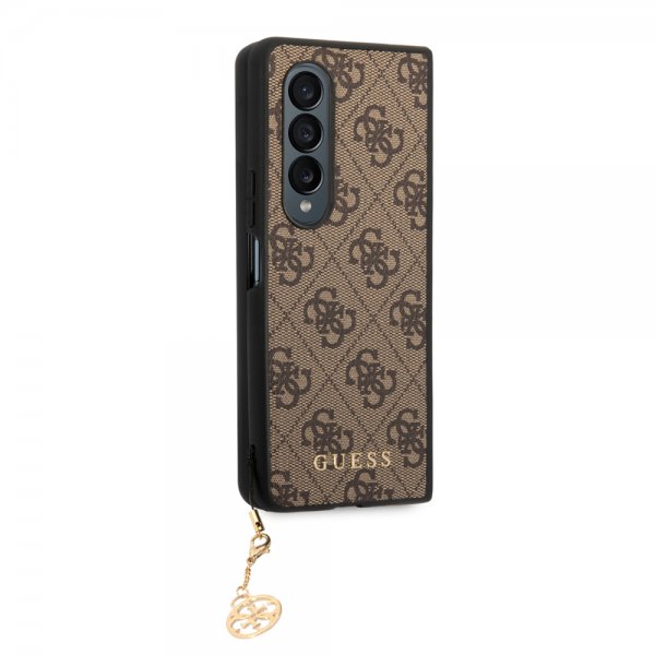 Guess Samsung Galaxy Z Fold 4 Cover 4G Charms Brun