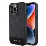 Guess iPhone 15 Pro Max Cover Bottom Stripe MagSafe Sort