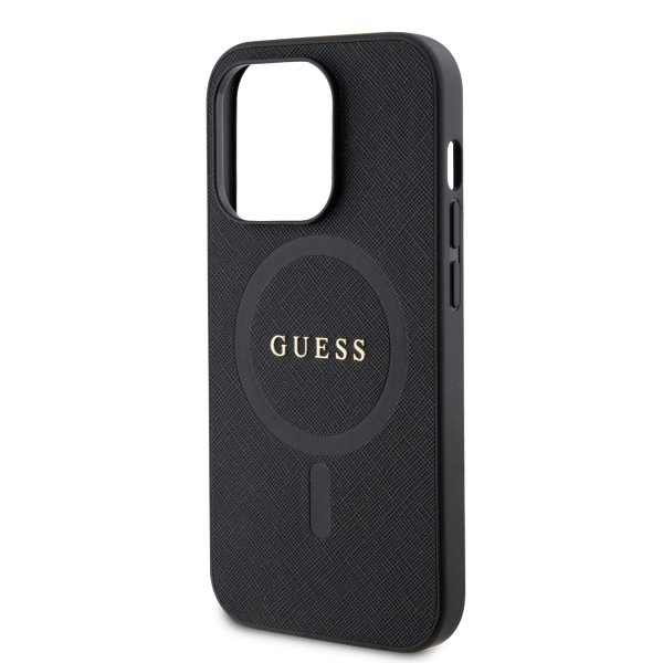 Guess iPhone 15 Pro Max Cover Saffiano MagSafe Sort