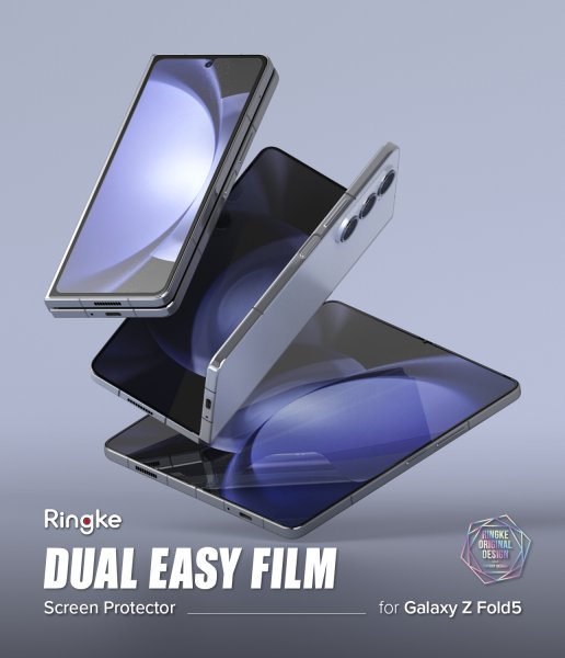 Ringke Samsung Galaxy Z Fold 5 Skærmbeskyttelse Dual Easy Film