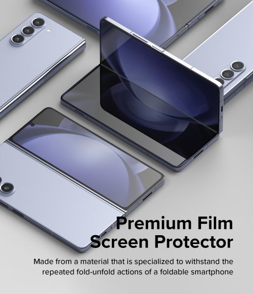 Ringke Samsung Galaxy Z Fold 5 Skærmbeskyttelse Dual Easy Film