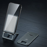 Mobilholder i aluminium, blå