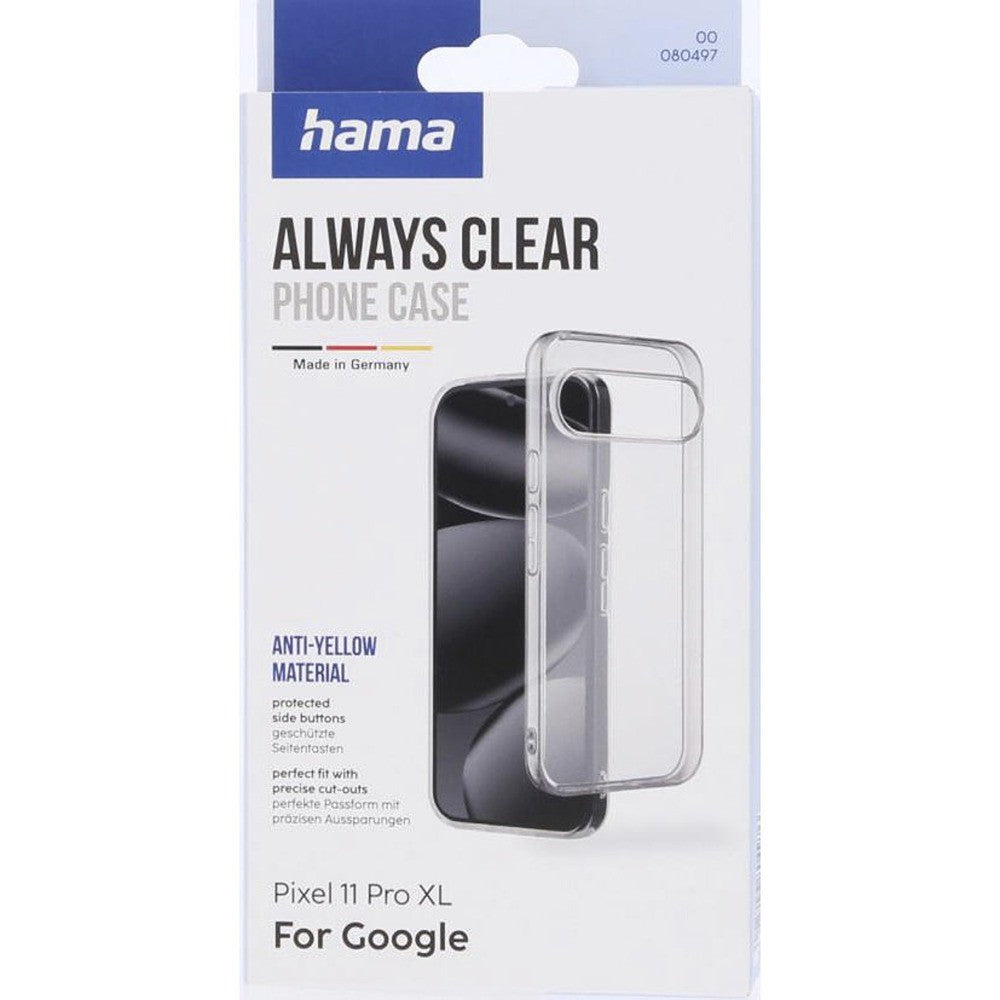 Hama Google Pixel 11 Pro XL Skal Always Clear Transparent