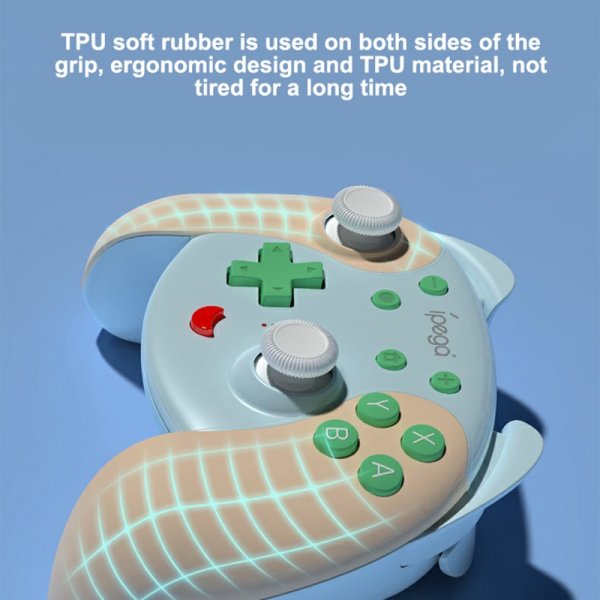 Ipega Håndkontrol til Nintendo Switch Hvid Blå