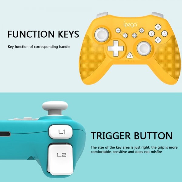 Ipega Håndkontrol Mini Grippevenlig Grøn