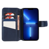 Nordic Covers iPhone 14 Pro Etui Essential Læder Heron Blue