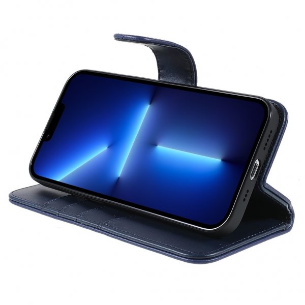 Nordic Covers iPhone 14 Pro Etui Essential Læder Heron Blue