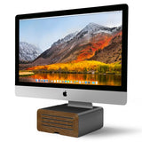 Twelve South HiRise Pro Displayhylde Sort/Brændefarvet Træ