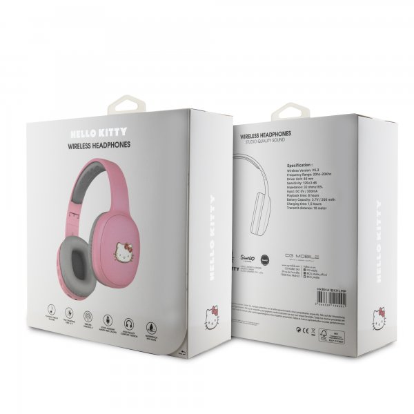 Hello Kitty Trådløse Hovedtelefoner Bluetooth Bicolor Rosa
