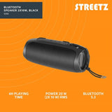 Streetz Højttaler S350 Bluetooth Højttaler 20W Sort