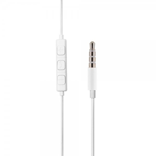 Streetz Hovedtelefoner E100 Semi-In-Ear Høretelefoner 3.5mm Hvid