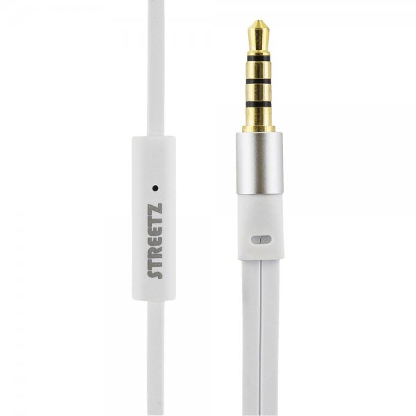 Streetz Høretelefoner E110 Earbuds 3.5mm Hvid