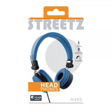 Streetz Hovedtelefoner H300 Hovedtelefoner 3.5mm Blå
