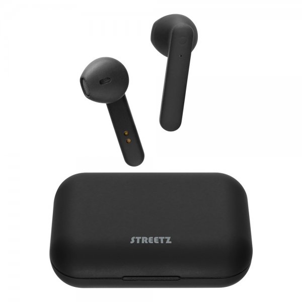 Streetz Høretelefoner T110 Trådløse Semi-In-Ear Mat Sorte