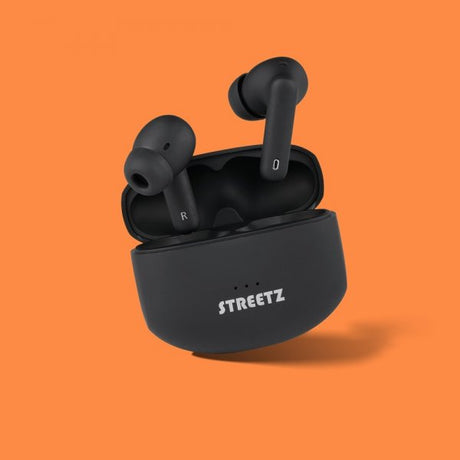 Streetz Høretelefoner T500 Wireless ANC Earbuds Sort