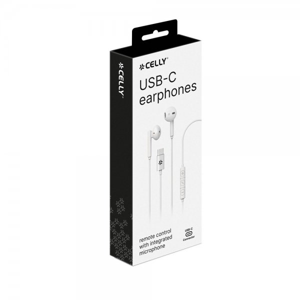 Celly Høretelefoner UP1100 USB-C Hvid
