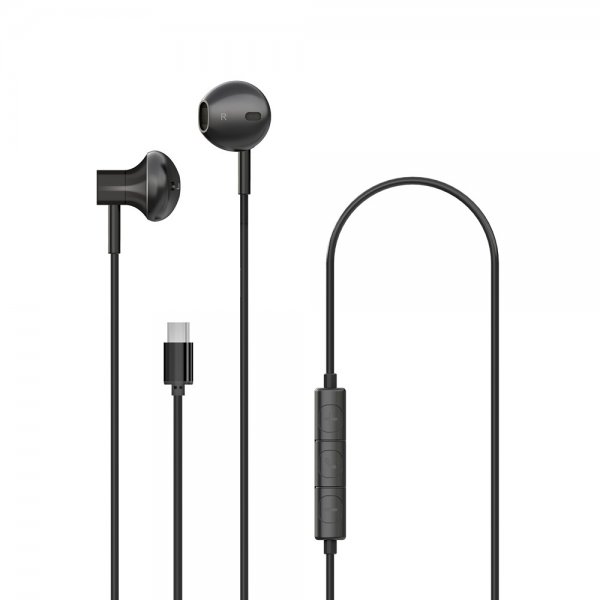 Xqisit Høretelefoner USB-C Earphones Sort