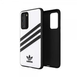 Adidas Huawei P40 Cover OR 3 Stripes Snap Case Hvid Sort