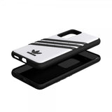 Adidas Huawei P40 Cover OR 3 Stripes Snap Case Hvid Sort