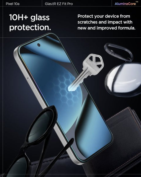Spigen Google Pixel 10a Skærmbeskytter GLAS.tR EZ Fit Pro 2-pak