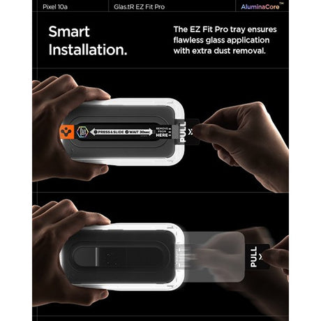 Spigen Google Pixel 10a Skærmbeskytter GLAS.tR EZ Fit Pro 2-pak