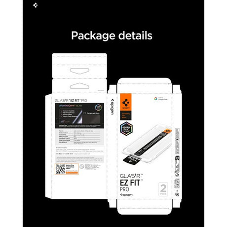 Spigen Google Pixel 10a Skærmbeskytter GLAS.tR EZ Fit Pro 2-pak