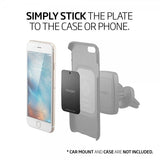 Spigen Kuel Car Mount Metalplader 4-pak Sort