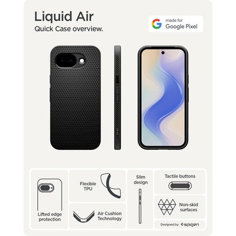 Spigen Google Pixel 10a Cover Liquid Air Mat Sort