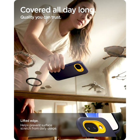 Spigen Google Pixel 10a Cover Nano Pop MagFit Blueberry Navy
