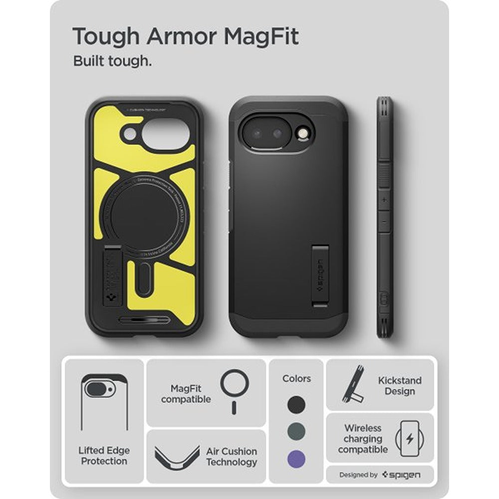 Spigen Google Pixel 10a Cover Tough Armor MagFit Sort