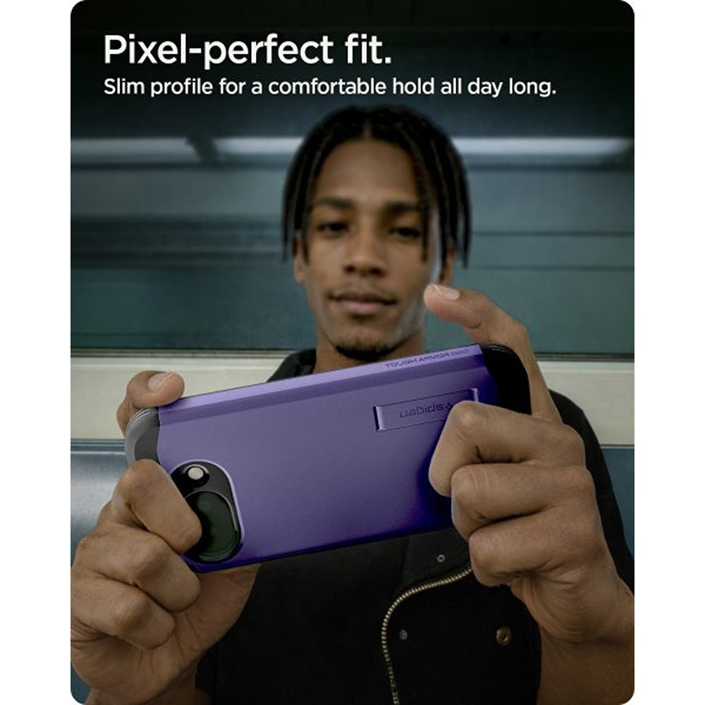 Spigen Google Pixel 10a Cover Tough Armor MagFit Ash Violet
