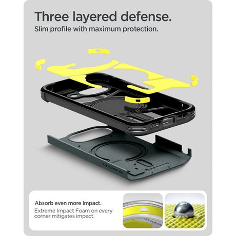 Spigen Google Pixel 10a Cover Tough Armor MagFit Abyss Green