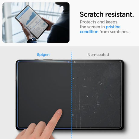 Spigen Samsung Galaxy Tab S9 Plus/Galaxy Tab S10 Plus Skærmbeskyttelse GLAS.tR EZ Fit