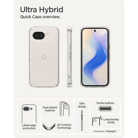 Spigen Google Pixel 10a Cover Ultra Hybrid Crystal Clear