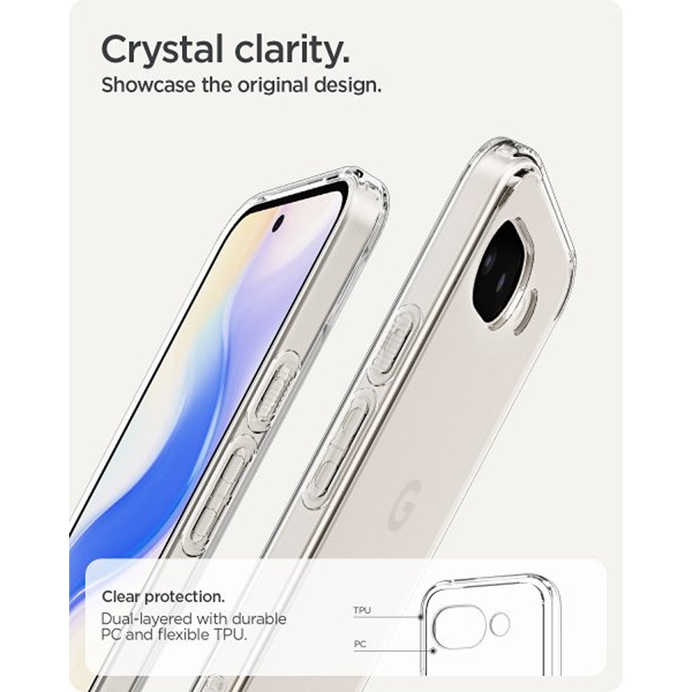 Spigen Google Pixel 10a Cover Ultra Hybrid Crystal Clear