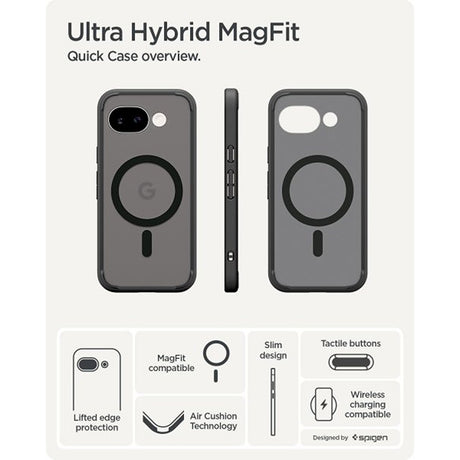Spigen Google Pixel 10a Cover Ultra Hybrid MagFit Frost Black