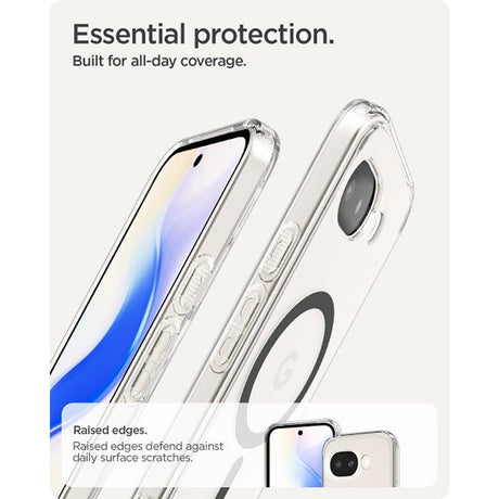 Spigen Google Pixel 10a Cover Ultra Hybrid MagFit Clear Graphite