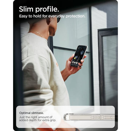 Spigen Google Pixel 10a Cover Ultra Hybrid MagFit Clear Graphite