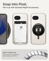 Spigen Google Pixel 10a Cover Ultra Hybrid MagFit Clear Graphite