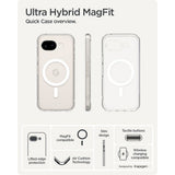 Spigen Google Pixel 10a Cover Ultra Hybrid MagFit Clear White