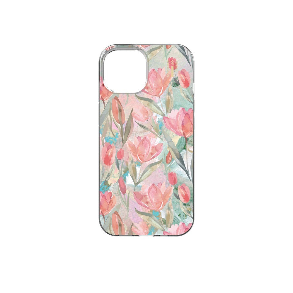 Ideal of Sweden iPhone 13/14/15/16e/17e Cover Clear Case MagSafe Tulip Bloom